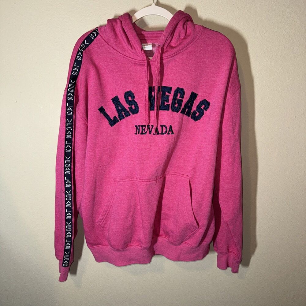 Crazy Apparel Men’s Las Vegas Hoodie Pink